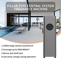 Nouveau produit 2026 : Diffuseur d'huiles essentielles Crearoma 1500 ml, grand diffuseur intelligent sans eau en aluminium, sur pied, pour hall commercial