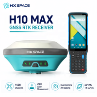 Receptor GNSS RTK de Doble Cámara HX SPACE H10Max, Equipo de Topografía Láser, GPS de Alta Precisión para Mapeo de Ingeniería