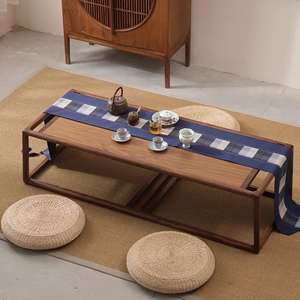 Alfombra Redonda de Paja Tejida a Mano, Ecológica, de Yute Trenzado, Alfombra Artesanal para Interiores y Exteriores, Decoración Zen - Product Image 1