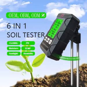 Preço de fábrica 6 em 1 <span class=keywords><strong>Tester</strong></span> Fertilidade do Solo Inteligente pH/Umidade/Temp/Luz Solar/Umidade Medidor do Solo Agricultura Jardim Agricultor - Product Image 4