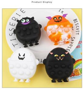 Halloween lindo diablo silicona demonio Squishy juguete Boo fantasma alivio del estrés sensorial <span class=keywords><strong>Fidget</strong></span> Squeeze juguete creativo fiesta Favor regalo - Product Image 5