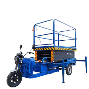 <span class=keywords><strong>Tricycle</strong></span> électrique ciseaux-type 6m-16m plate-forme d'opération hydraulique mobile à haute altitude petit élévateur extérieur - Product Image 4
