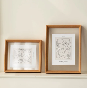 Meilleures ventes Cadre <span class=keywords><strong>photo</strong></span> moderne flottant en <span class=keywords><strong>verre</strong></span> double face Art mural carré Décoration intérieure Tailles A4 12X16 Métal fer 6X8 Cadre à bascule - Product Image 1
