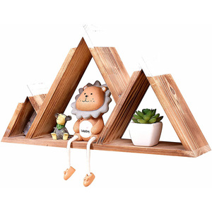 Household Storage Cabinets Decorative Hanging Floating Wooden Wall Shelf Cute Wall Shelves Moon Shelf Wall Mounted For Bedroom