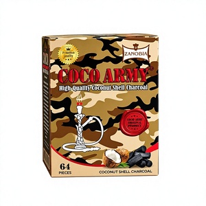 COCO ARMY ถ่านกะลามะพร้าวคุณภาพสูง 64 ชิ้น - Product Image 1