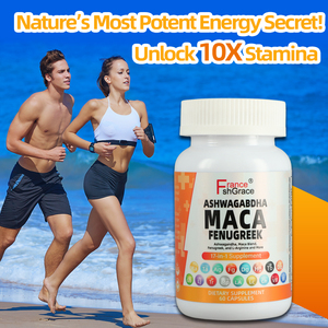 Suplemento Personalizado de Ashwagandha, Raíz de Maca y Fenogreco, Cápsulas para Mejorar la Energía y Vitalidad Masculina, Pastillas para Agrandar el Pene - Product Image 4