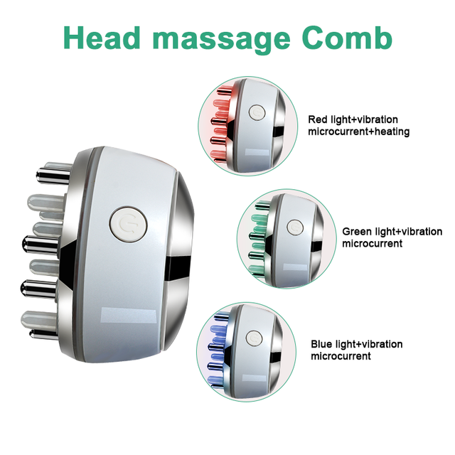 Electric Scalp Beauty Device Portable Scalp Massager Hair Growth Relieve Scalp Tension Improve Circulation Home Use Jade