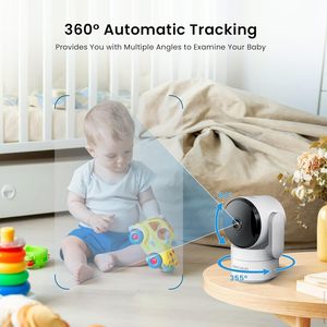 กล้องวงจรปิด Amorom 2K แบบแพน-ทิลท์ สำหรับใช้งานภายในอาคาร หมุนได้ 360 องศา สำหรับดูแลสัตว์เลี้ยง พร้อมระบบมองเห็นในเวลากลางคืน และเสียงสองทาง สำหรับใช้ในบ้าน - Product Image 4