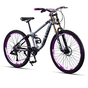 Bicicleta de Montaña S60 Softail de 8 Velocidades con Cuadro de Acero de Alto Carbono y Doble Suspensión 27.5er S60 - Product Image 4