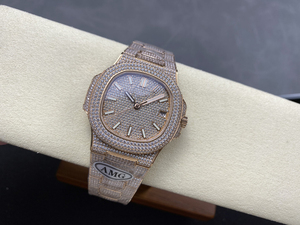 Últimos productos de alta calidad de Venta caliente de diseño superior de lujo Moissanite reloj logotipo personalización al por mayor es más asequible - Product Image 3