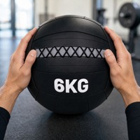 Ballon mural avec design à coutures plates et corps souple pour l'entraînement fonctionnel à domicile, en salle de sport commerciale ou en studio