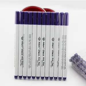 Caneta apagável para lavagem de ar, caneta com tinta apagável, marcador temporário em tinta solúvel em água e tecido apagável