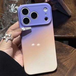 การไล่ระดับสีทะเลสีส้มเหมาะสำหรับ iPhone 17 Pro Max/16เคสโทรศัพท์แบบฟิล์มกันกระแทก - Product Image 2