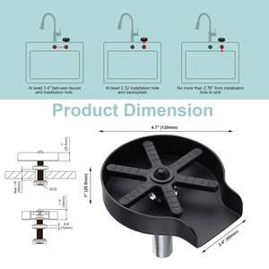 Laveuse de tasse à haute pression transfrontalière barre d'évier presse domestique laveuse de tasse automatique lavage robinet de rinçage - Product Image 4