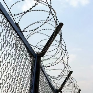 Galvanized Barbed <b>Wire</b> Coil Razor <b>Wire</b> Security Fencing Iron <b>Wire</b> <b>Mesh</b> 2.5-3.0mm 10-30mm Blade Length Yuking - Product Image 3