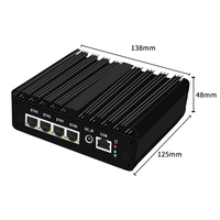 H30S Intel J6412 4 Puertos I226 2.5g Ethernet Sin Ventilador, Firewall para Oficina en Casa, Router Suave, Pfsense, Opnsense, Dispositivo de Red, Mini PC