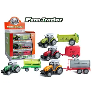 Die Cast geri çekin oyuncak arabalar alaşım çiftlik oyuncak arabalar traktör çiftlik oyuncaklar