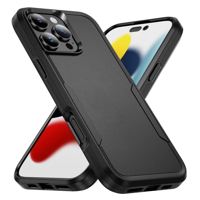 OMEVE Tough Armor Case for iPhone 16 Pro Max 15 Plus 14 Pro 13 12 11 Military-Grade Shockproof Protection Hard Back Cover Case