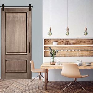 Puerta Corredera WEKIS de Estilo Diamante Moderno y Lujoso, Herrajes de Acero con Recubrimiento de Polvo Negro, Capacidad de Carga de 120 kg, Insonorizada, para Muebles - Product Image 3