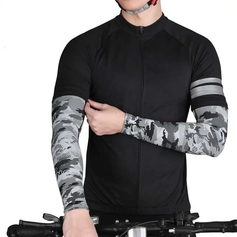 Unisex Adult Fishing Cycling Blank Arm Sleeves Sun Protection Breathable Compression Arm Sleeves