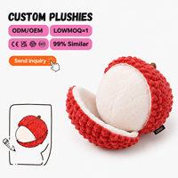 Mainan Boneka Pisang Lepas Pasang Custom OEM ODM dengan Kulit Buah yang Dapat Dilepas dan Ritsleting, Mainan Buah Isi Lembut