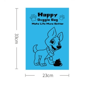 Sacs de caca biodégradables compostables et écologiques pour chiens chats et fécule de maïs pour animaux de compagnie avec étiquette personnalisée - Product Image 5