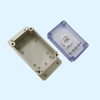 Involucro impermeabile su misura delle scatole di giunzione della copertura trasparente del supporto della parete di elettronica di plastica dell'abs di fabbricazione su misura