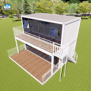 Jardín prefabricado Sunroom Modular Steel House Precio bajo Terraza Modular Cheap Sunroom Glass Container House - Product Image 6