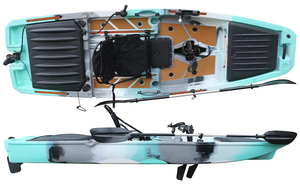 Nouveau système de gouvernail pour <span class=keywords><strong>kayak</strong></span> à pédales, nouveau <span class=keywords><strong>kayak</strong></span> à pédales à aileron, moteur électrique pour <span class=keywords><strong>kayak</strong></span> de pêche, 10,5 pieds, assis sur le dessus, une personne, utilisation en mer - Product Image 6