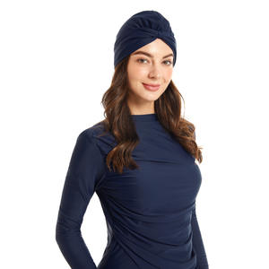 Mulheres Muçulmanas Senhoras Modesto Islâmico Cobertura Completa 3-pc Swimsuit Burquíni Burqini Beachwear - Product Image 5