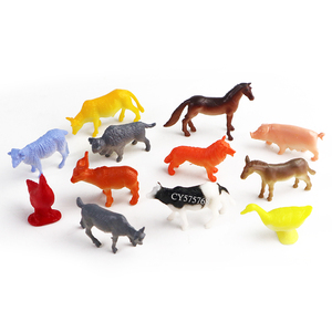 48 pcs động vật nhỏ Đồ chơi con số các loại Zoo đại dương khủng long trang trại đồ chơi động vật nhựa figurine cho trẻ em - Product Image 5