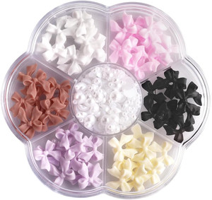 Decoraciones Populares de Cristal Plano 3D para Uñas, Forma de Estrella, Estilo Moderno, Materiales de Resina Acrílica, Empaquetado en Caja para Arte de Uñas - Product Image 2