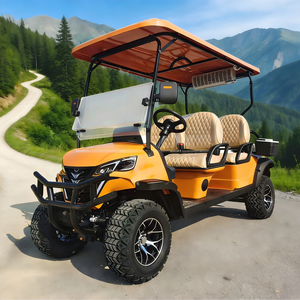 Nouveau modèle 2026 personnalisable, voiturette de golf électrique monoplace en métal avec moteur AC 5KW, batterie lithium 48V, 2 places, pour terrains de golf et clubs - Product Image 2