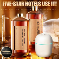 Diffuseur de parfum d'ambiance et humidificateur rechargeable 500 ml, coffret cadeau, logo personnalisé disponible