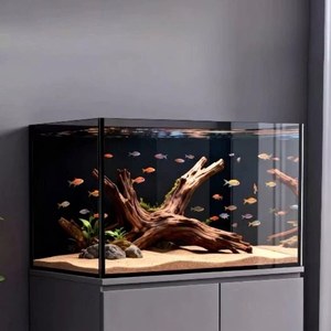 Acuario Cuadrado de Vidrio Ecológico Ultra Transparente de Primera Calidad, Pecera Pequeña para Peces Dorados y Bettas, para el Hogar y Escritorio - Product Image 4