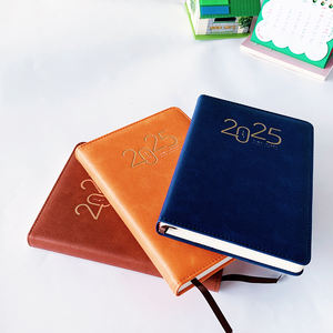 2025 personnalisé en cuir exécutif bleu planificateur quotidien Agenda carnet <span class=keywords><strong>de</strong></span> notes Budget tactique blanc journal pour noël <span class=keywords><strong>cadeau</strong></span> cahier - Product Image 2