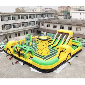 Hấp dẫn lớn Playhouse Inflatable bouncy nhà sân chơi lớn chơi trò chơi công viên chủ đề cho vui ngoài trời