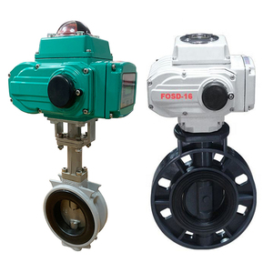 Thiết bị truyền động điện cho Cổng Hướng dẫn sử dụng Van bướm 1in 1/4in DN20 sắt đôi Lập Dị Van bướm điện - Product Image 2