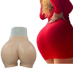 Women's Silicone Sexy Buttocks <strong>Bums</strong> <strong>Leggings</strong> Fake Hip Lift Silicone Buttock Body Shaper Shorts to Enlarge the Buttocks Panty - Product Image 1