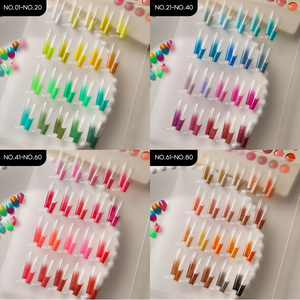 Juego de Esmalte de Uñas en Gel JTING 6 en 1, 80 Colores, Paleta de Gel Ombre, Sin HEMA/TPO, Gel Semipermanente para Arte de Uñas, para Salón de Uñas o Uso Personal - Product Image 2
