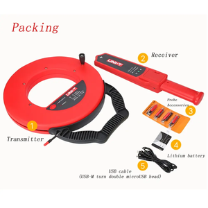 UNI-T UT661A boru blokajı dedektörü sökücü el yüksek hassasiyetli elektrik <span class=keywords><strong>PVC</strong></span> duvar dedektörü IP55 koruma 1 yıl garanti - Product Image 2