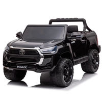 SUV électrique pour enfants sous licence, monoplace, avec télécommande, 4 roues motrices, voiture jouet à batterie 12V/24V commutable