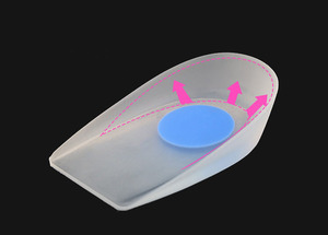 F0030 vendita calda coppa tacco alto cuscinetti <span class=keywords><strong>per</strong></span> <span class=keywords><strong>scarpe</strong></span> in Silicone Gel dolore tallone sperone solette supporto <span class=keywords><strong>uomo</strong></span> donna <span class=keywords><strong>scarpe</strong></span> cuscino posteriore inserti tazze - Product Image 4