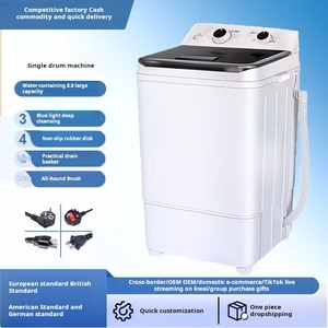 Lavatrici 3 in 1 da 8KG e 10KG con Cestello Centrifugo, Lavatrice Semi-Automatica Professionale - Product Image 2