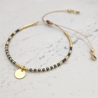 Pulseras de Cuentas Miyuki Clásicas Unisex al por Mayor, Brazaletes Ajustables de Estilo Bohemio Simple con Perlas para Regalos de Mujer