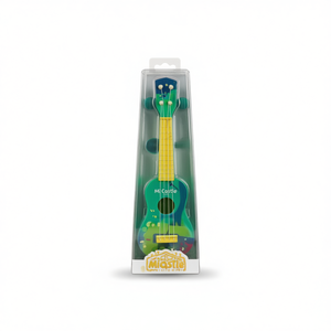 Mi Castle Toy Guitar Plastic Educational Musical Instrument For Kids 2-4 Years Unisex Green Yellow Color String Type - Product Image 1