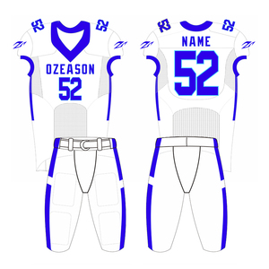 Uniformes de football américain sur mesure en gros, taille plus, vêtements de jeu/d'entraînement, shorts d'équipe, nom, numéro, 100% polyester - Product Image 3