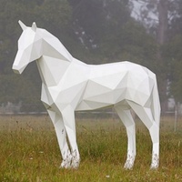 D'animaux de jardin, sculptures en résine fibre de verre, taille de vie personnalisée, 12 pièces