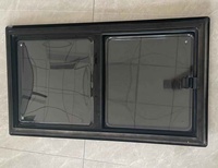 Fenêtre latérale de camping-car fenêtre en verre acrylique Double glaçure avec moustiquaire plissée fenêtre en verre Anti-UV
