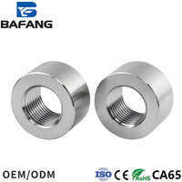 Bouchon de tuyau à filetage interne en acier inoxydable 304 poli, robuste, à paroi épaisse, haute pression 3000 PSI, NPT BSPT pour applications hydrauliques